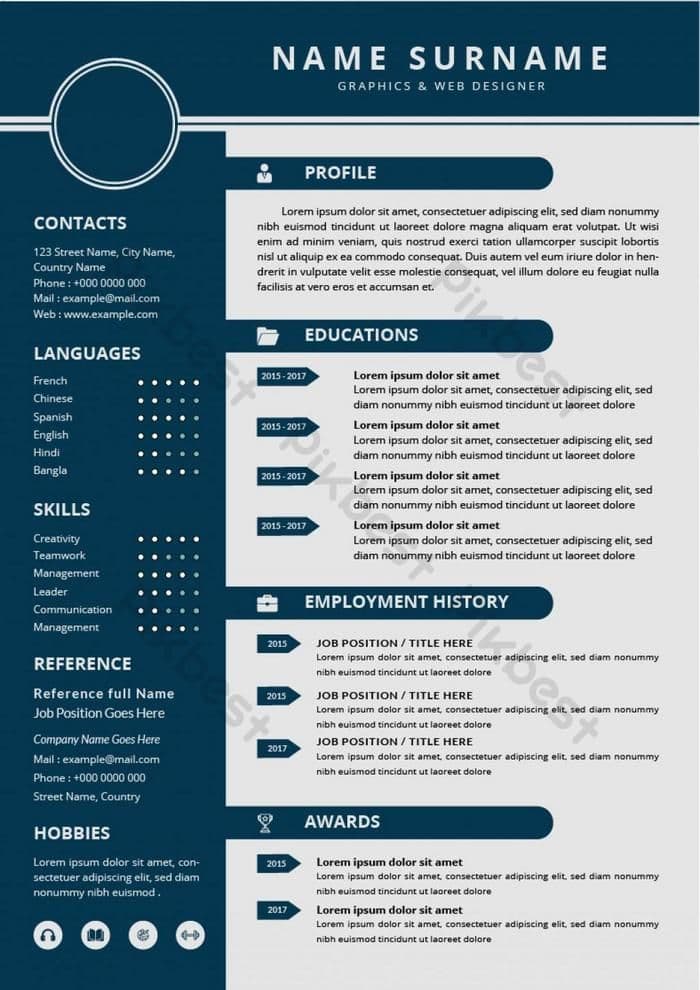 CV Template 5